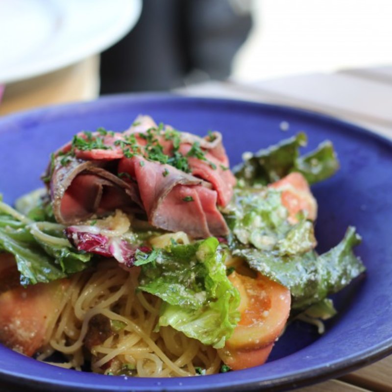 ローストビーフの冷製パスタ(ワーズワース佐原)