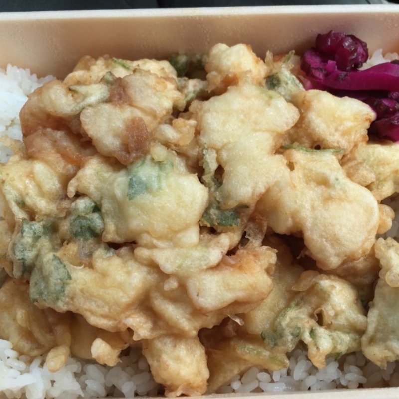 かき揚げ丼弁当(つきじ天竹 蓮田店)