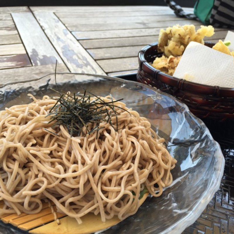 六合産（くにさん）舞茸天ぷらそば(旬彩茶屋夢花 )