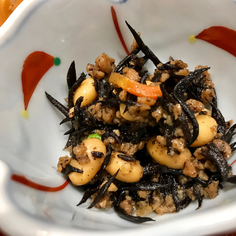 ひじき煮(美膳麦や七蔵)