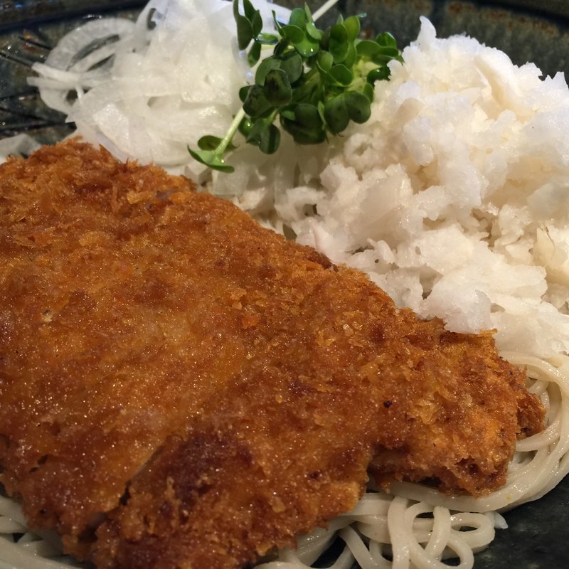 鬼おろしかつそば(お蕎麦や 杉うら)