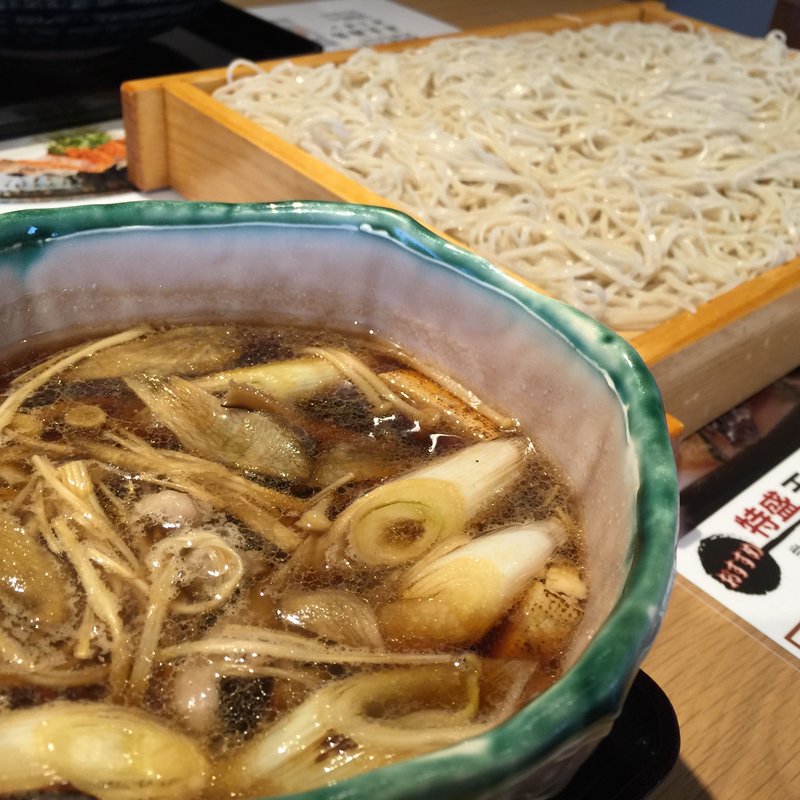 特盛鴨汁せいろ(お蕎麦や 杉うら)