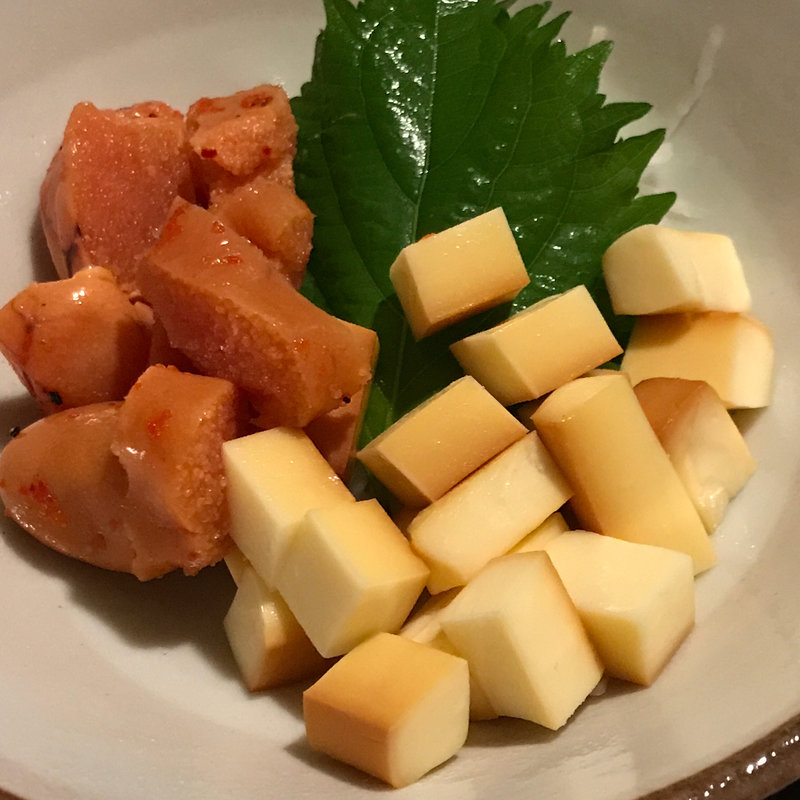 チーズと明太子(今里酒場 うだ家)
