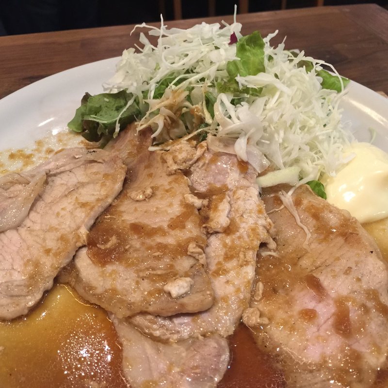 しょうが焼き定食(素材酒場 酵然美健)