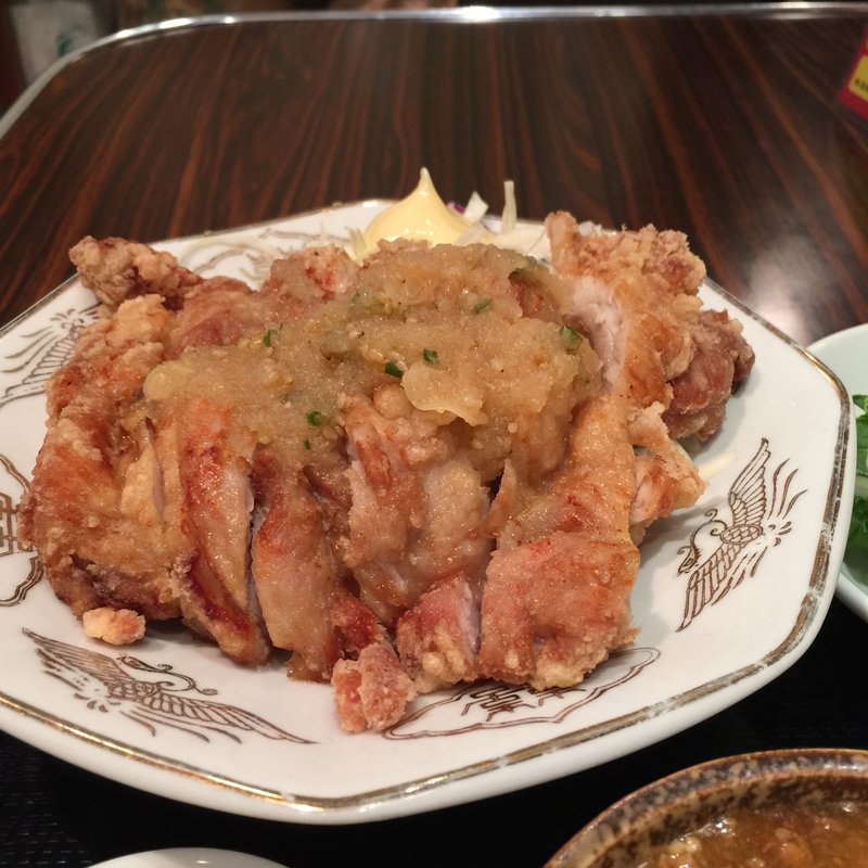 旨鶏唐揚げ定食(餃子のニューヨーク 大手町店)