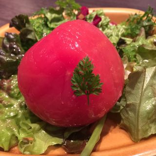 トマト蜂蜜漬けサラダ(草加パリ食堂 エルブ)