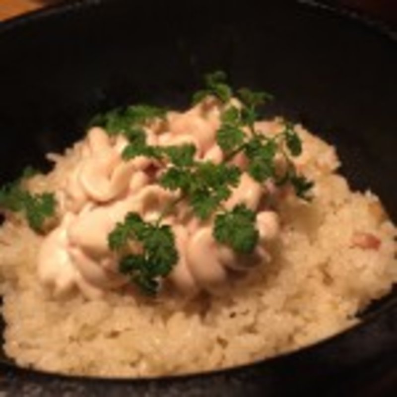 冬の定番『石焼き！白子めし！～ナンプラーバター醤油～』(トリップ)