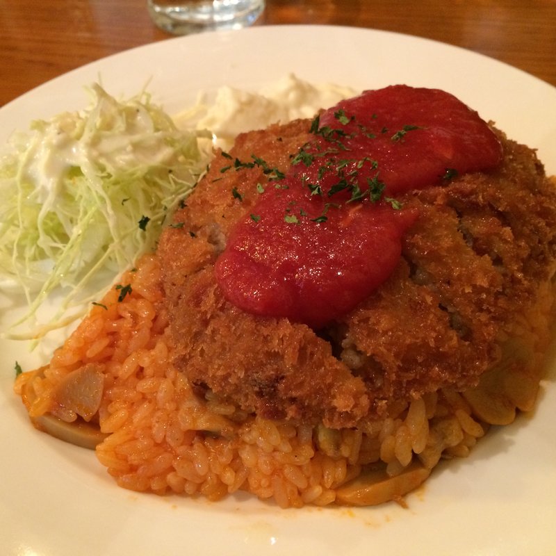 BACHIメンチカツライス(鉄板酒場 鐵一 大手町店)