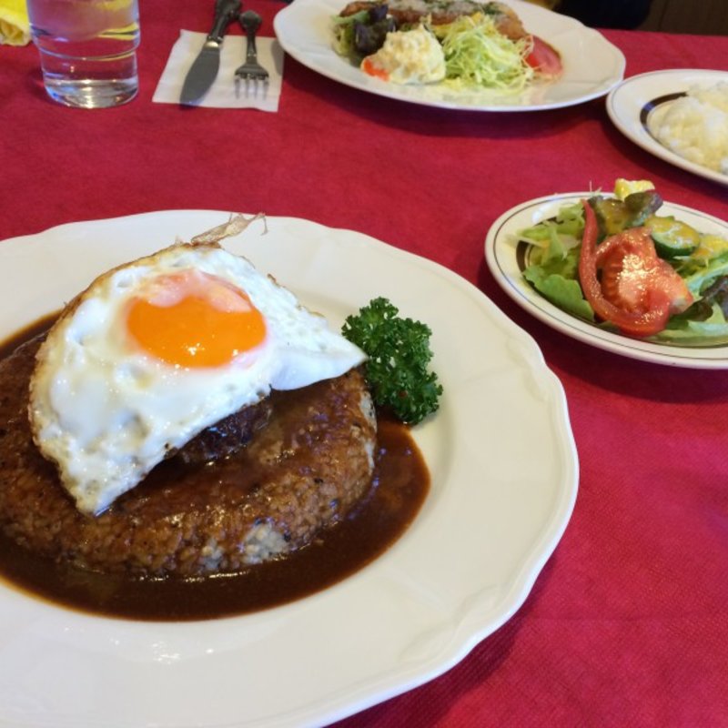 ハンバーグおこげ(レストラン コヤノ)