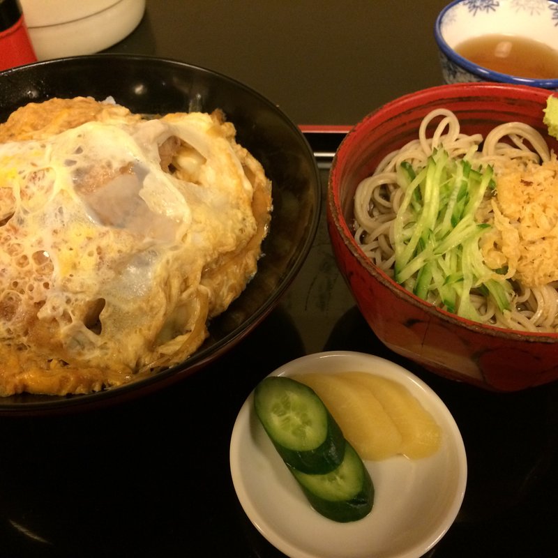かつ丼セット(まる竹 丸の内店)