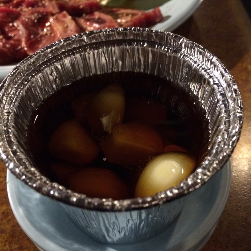 ニンニクホイル(炭火焼肉 七輪 茨木店)