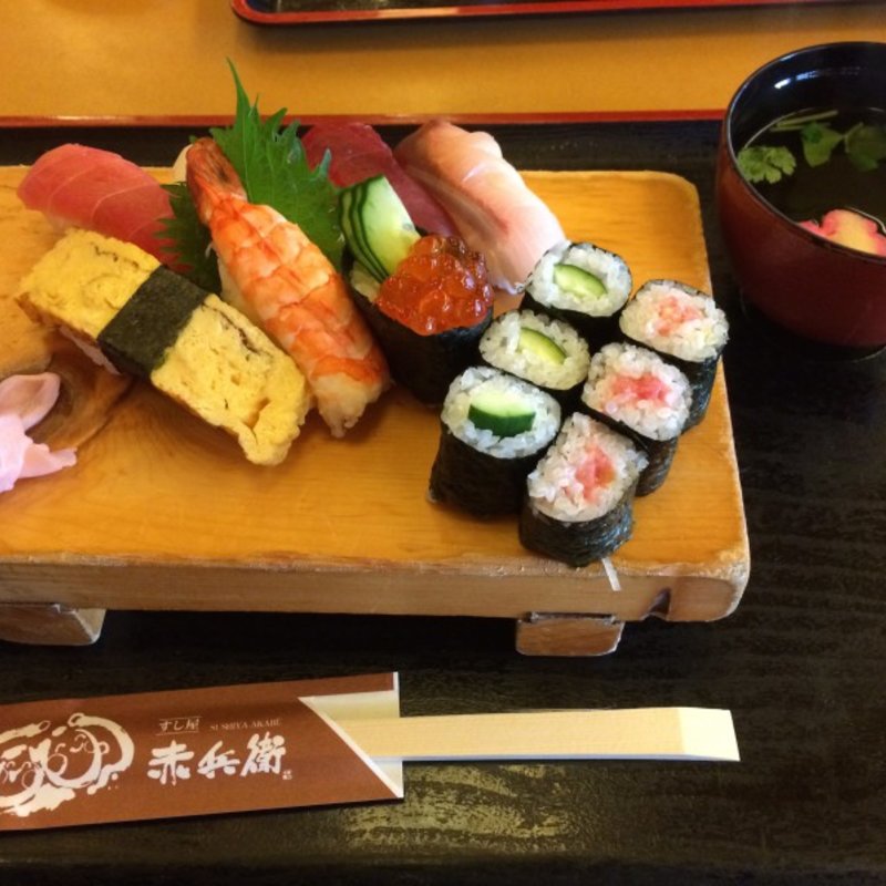 菊にぎり（おわん付）(すし屋 赤兵衛 江北店 （あかべえ）)