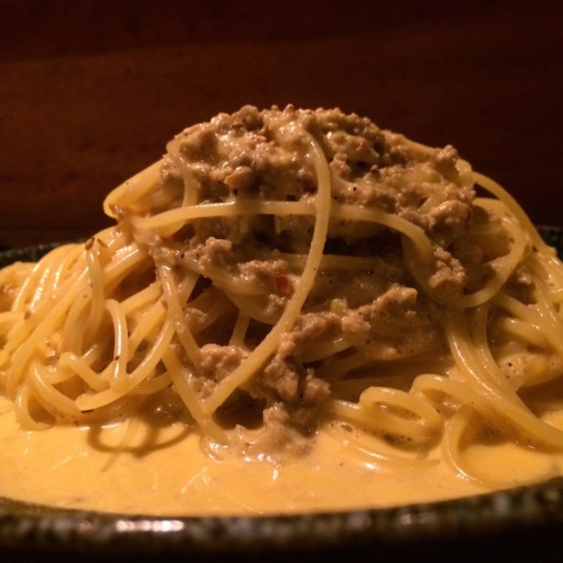 カルボナーラ風坦々(トリップ)