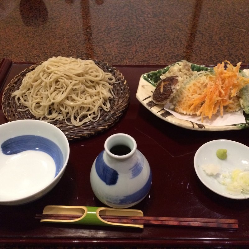 野菜天そば(辻九妻沼店)