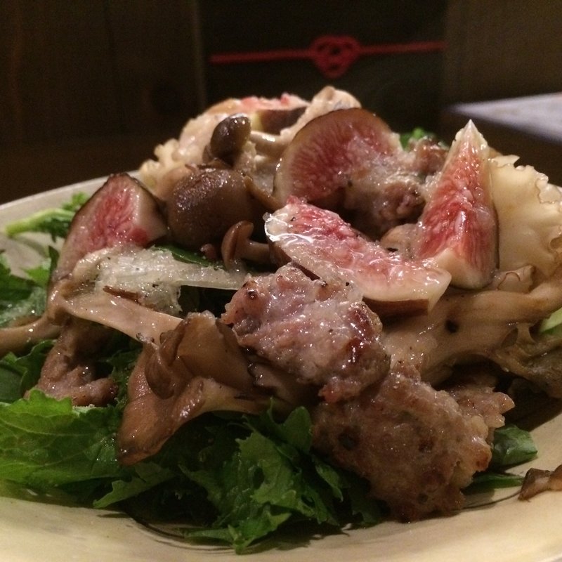 無花果のサラダ(きび)