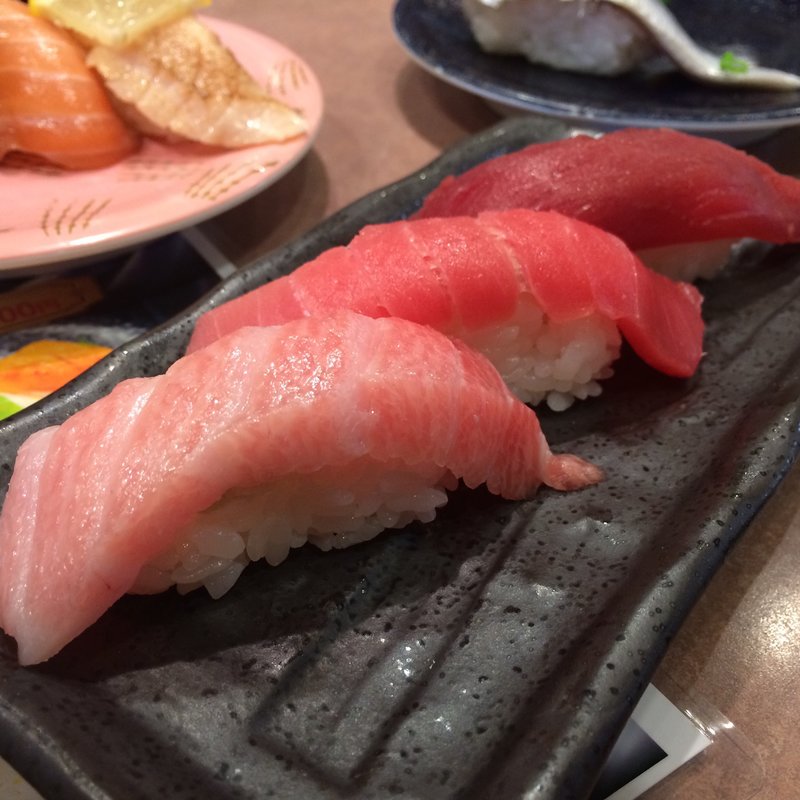 伊達マグロの3貫(沖寿司吉川店)