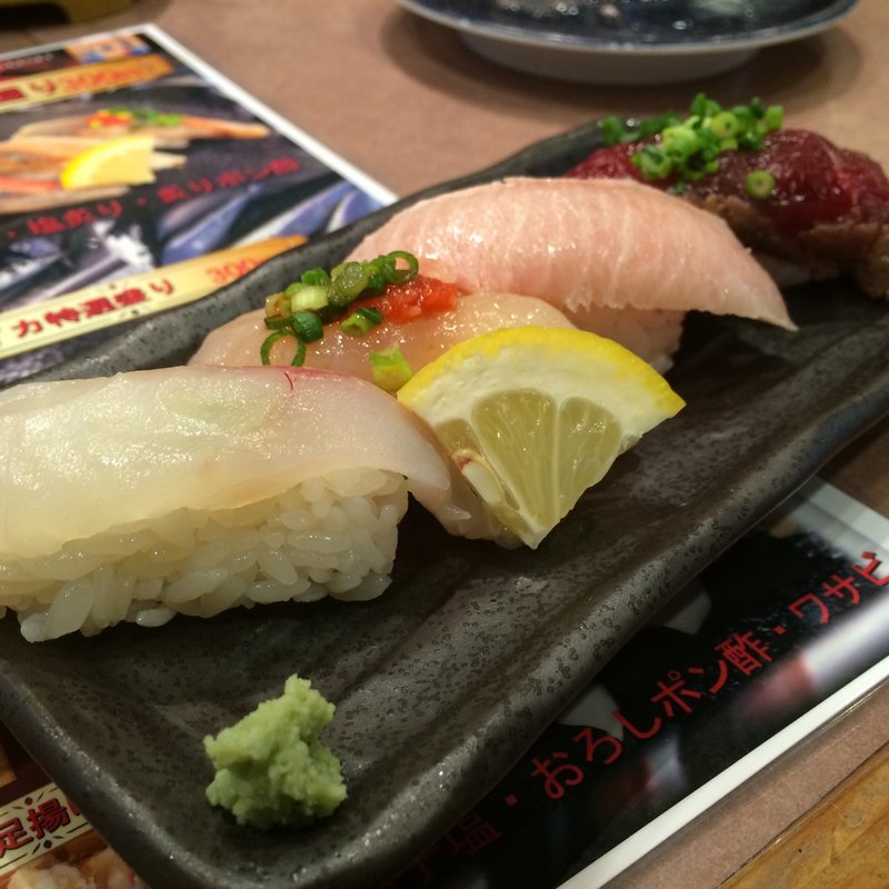 店長のオススメ4貫(沖寿司吉川店)