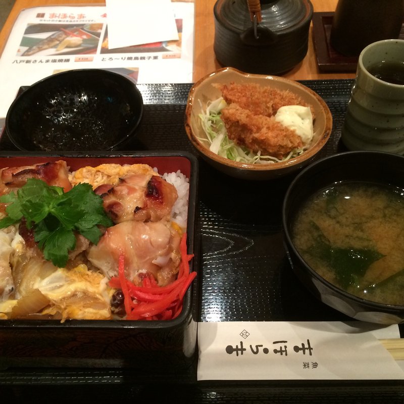 とろ〜り焼鳥親子重(魚菜 まほらま)