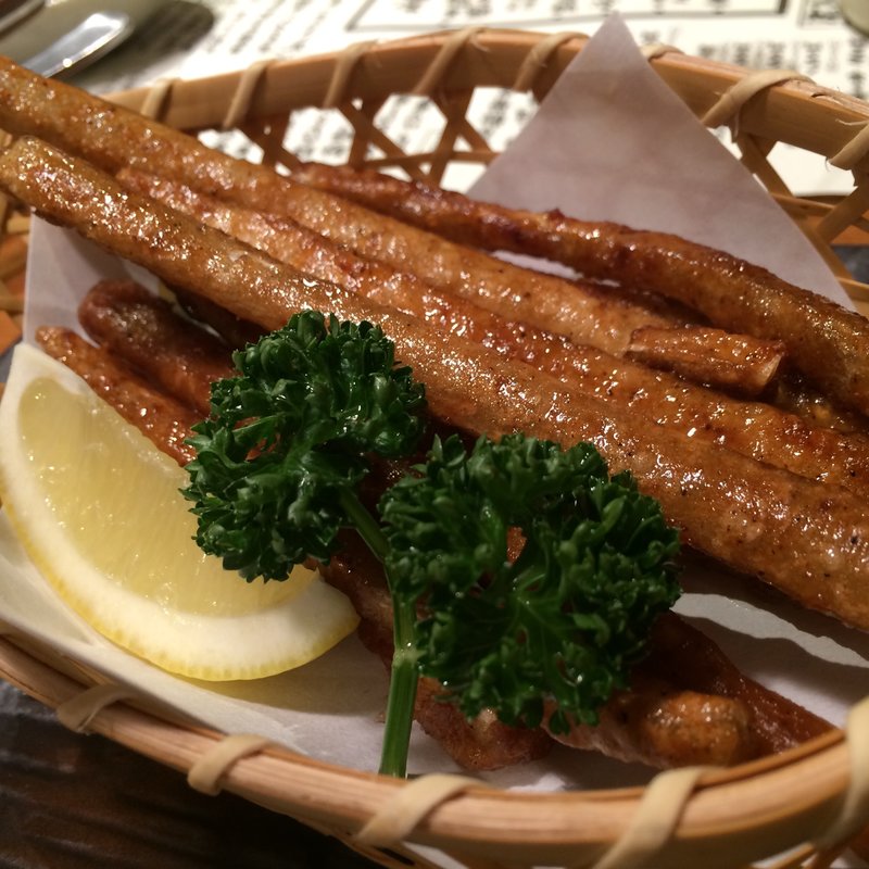 ごぼうの天ぷら(鍛冶屋文蔵 大手町店)