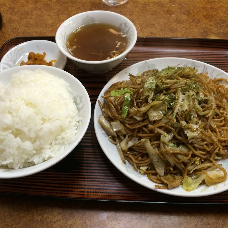 ソース焼きそば定食(珍來総本店直営 松原店)