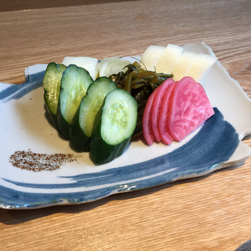 お漬物(江戸蕎麦僖喬（ききょう）)