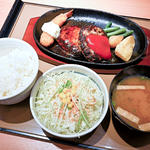 洋風ハンバーグ定食
