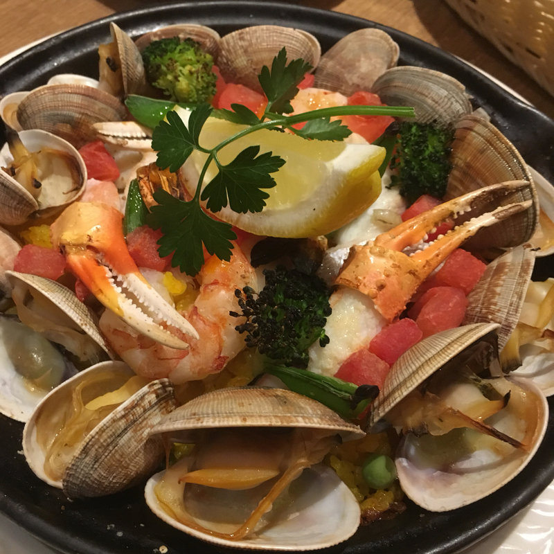 シーフードパエリア(オステリア·ド·イタリア·オリーブ (Osteria d'Italia OLIVE))