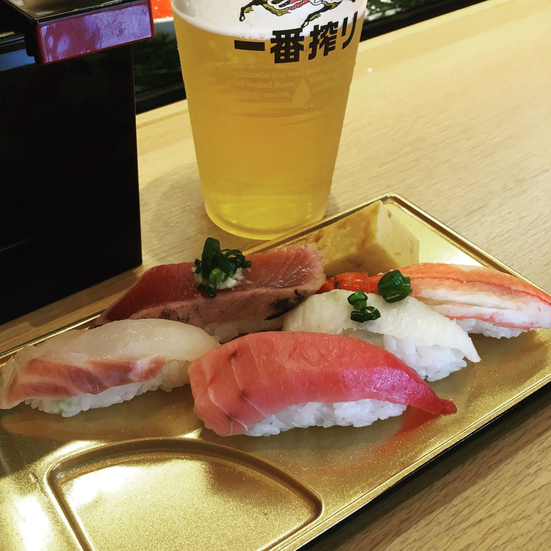 特上5貫盛り(寿司処 雷電)