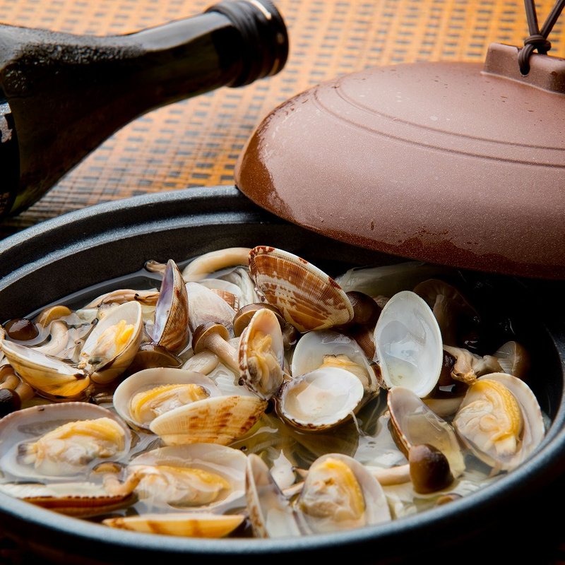 アサリの酒蒸し(七つの月の夢 )