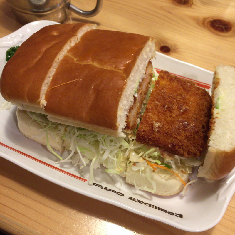 エビカツサンド(コメダ珈琲店 広島大手町店 )