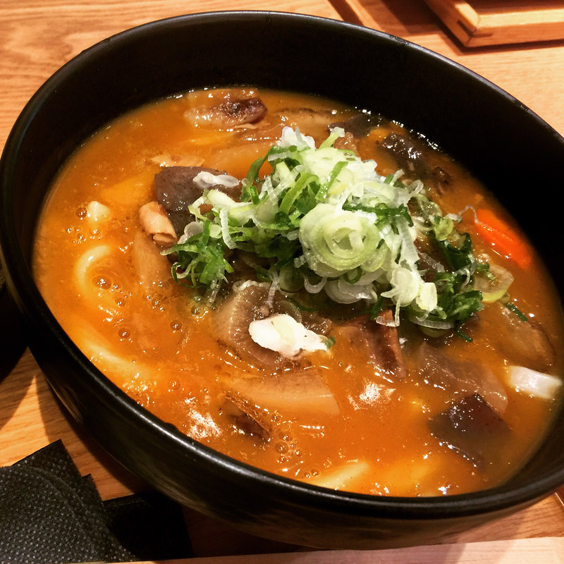 牛すじカレーうどん(山半)