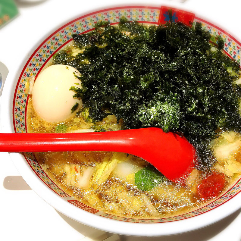 煮玉子磯海苔ラーメン(KAMUKURA DiNiNG アトレ恵比寿店)