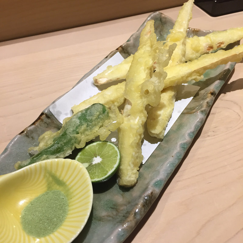 まこもだけ天婦羅(食彩酒粋へいぞう )