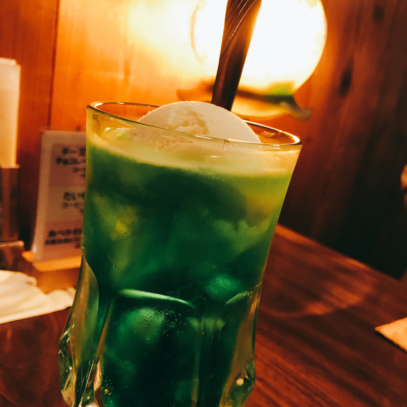 クリームソーダ(喫茶 蔵)