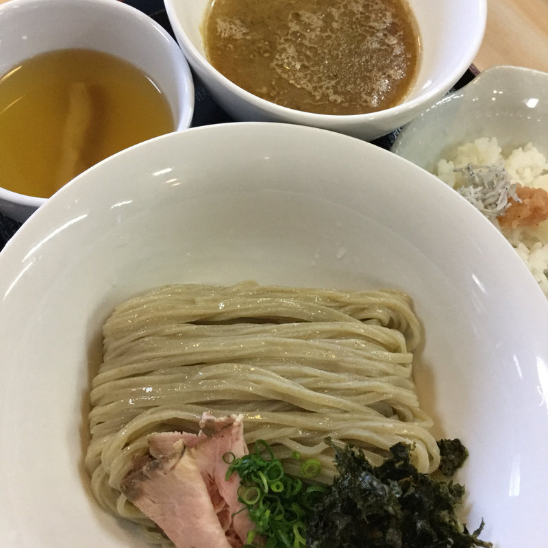 もっちり大麦小麦つけ麺奥三河鶏白湯甘醤油(ガチ麺道場 )