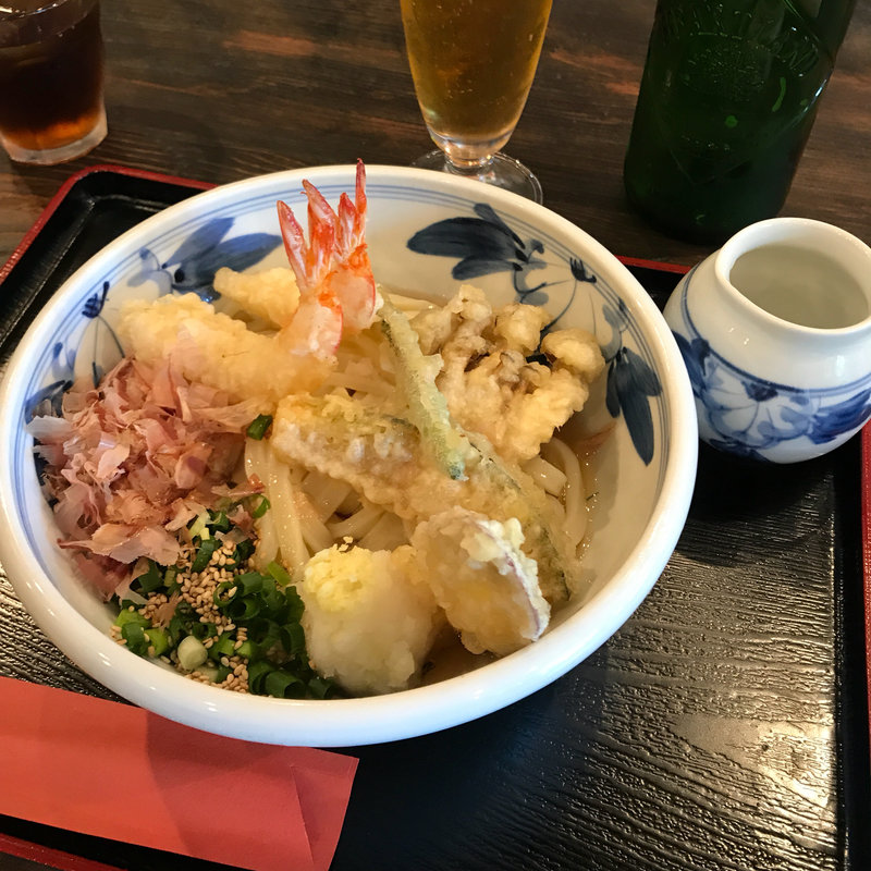 天ぷらうどん(まるかつ )