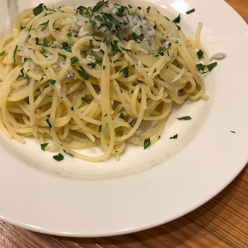 シラスのペペロンチーノ(TAVERNA PACE)