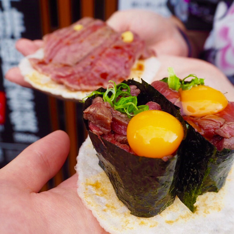 近江牛の握り(牛牛)