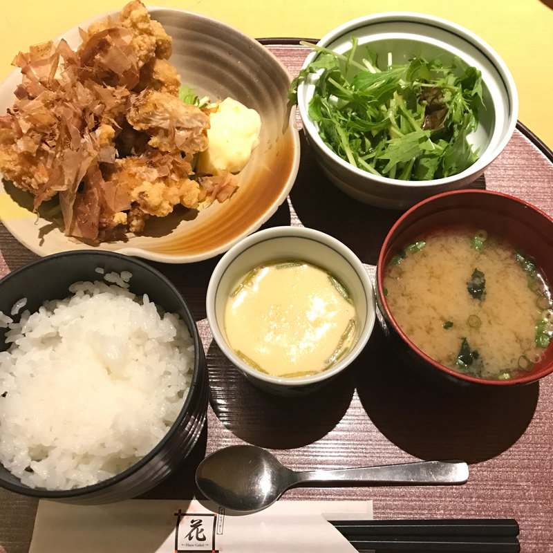 鶏竜田揚げ御膳(はながこい 渋谷本店 )