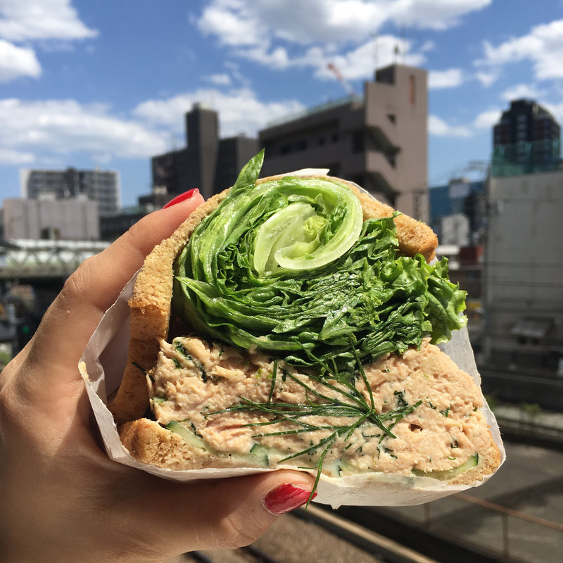 ツナとディルのサンドイッチ(POTASTA 代々木上原本店)