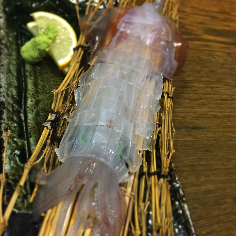 いか 活き造り(たら福 大名店)