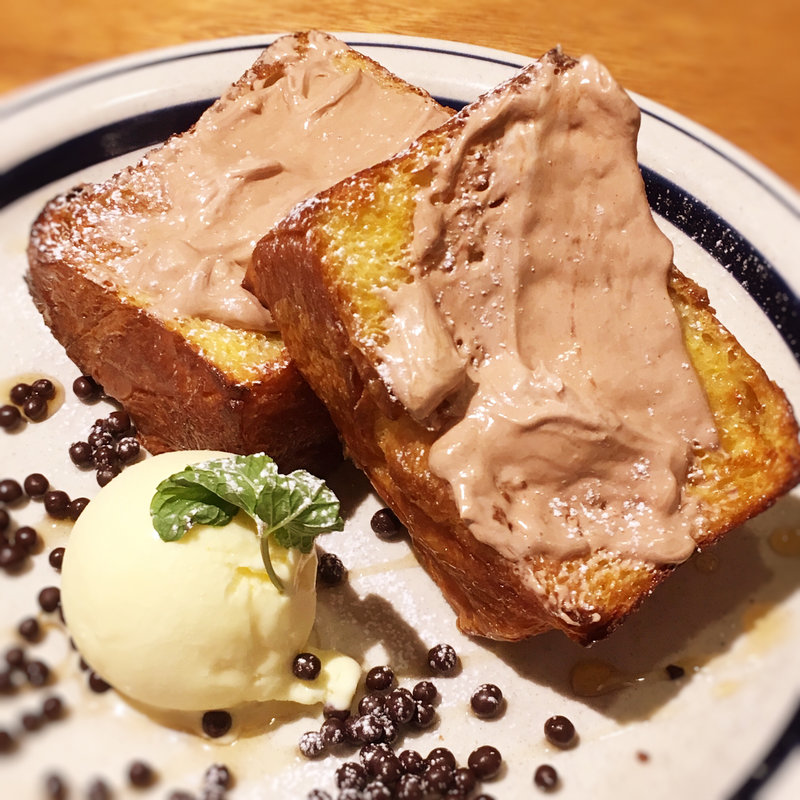 フレンチトースト チョコレートスタンダード(WIRED CAFE Hakata9店)