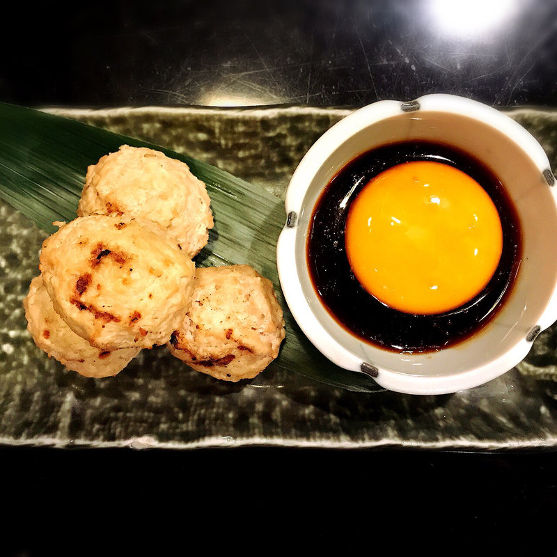 つくね 卵黄添え(小林精肉店 )