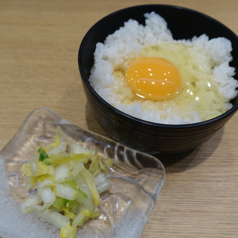 こだわり卵かけ(中華そば 三代目 さかえや)