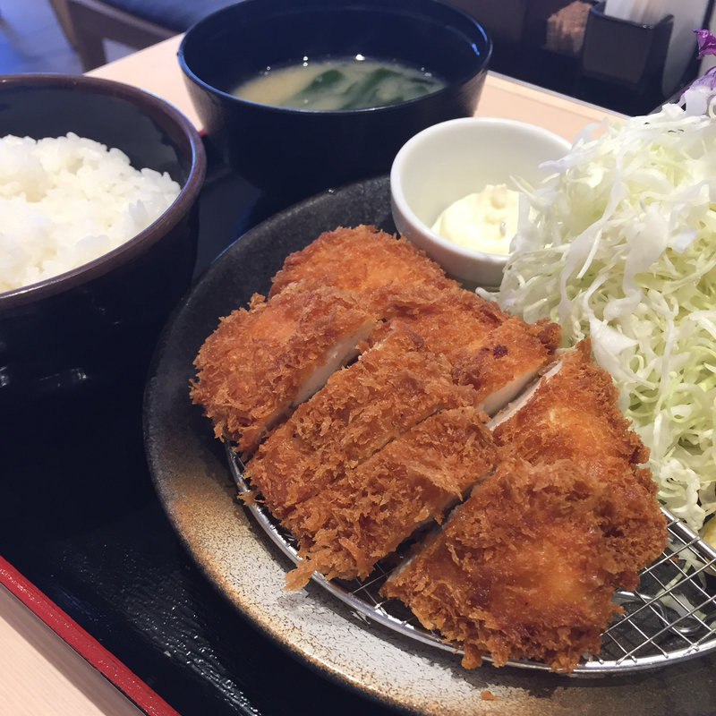 ささみかつ定食(松のや 貝塚店)