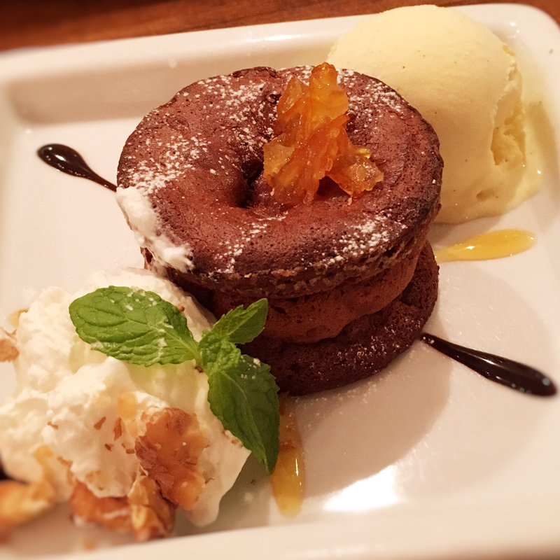 フォンダンショコラ 〜バニラアイス添え〜(コーデュロイカフェ （CORDUROY cafe）)