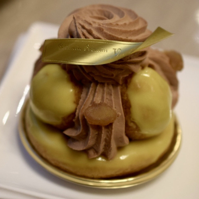 マロンと洋梨のサントノーレ(パティスリー ユウ ササゲ)