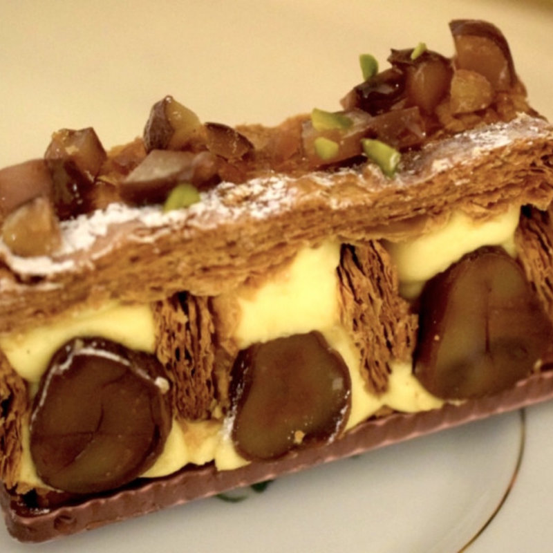 マロンミルフィーユ(パティスリー ビヤンネートル｜BIEN-ETRE PATISSERIE)