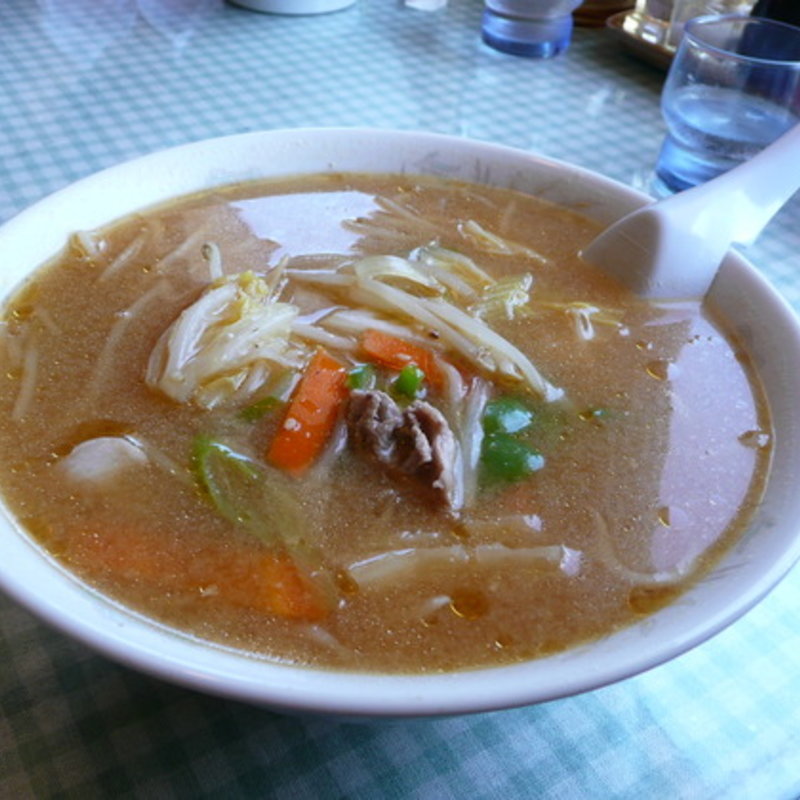 味噌ラーメン(コーヒー＆グリルひがし)