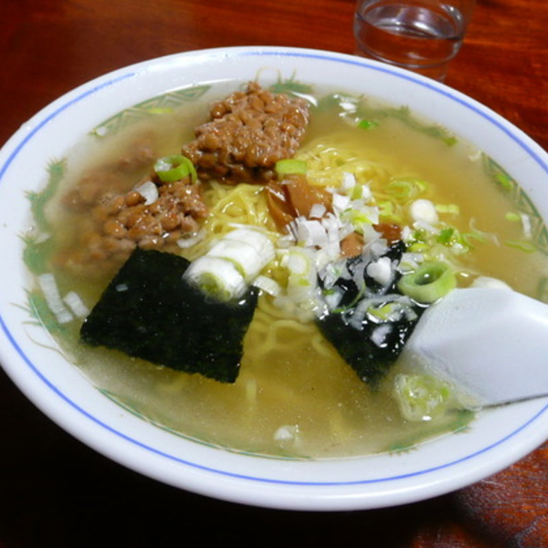納豆ラーメン(塩) (丸仙食堂 )